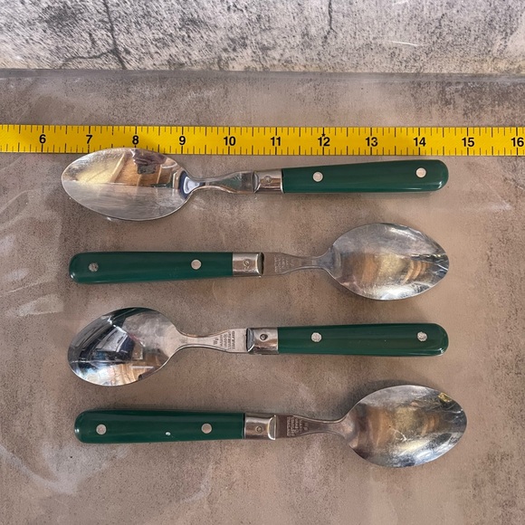 Washington forge Mardi Gras flatware green handle - Picture 3 of 3